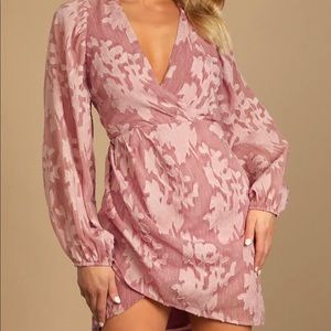 Lulu’s Long Sleeve Mini Dress